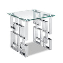 Alexis - End Table - Pearl Silver