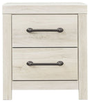 Cambeck - Two Drawer Night Stand - Whitewash