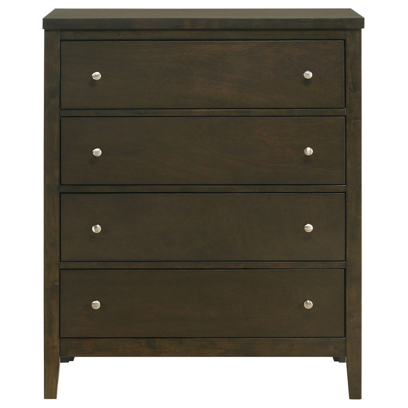 Wilkes - 5-Drawer Chest Of Drawers - Dark Cocoa