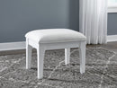 Chalanna - Vanity Stool - White