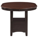 Lavon - Oval Extension Counter Dining Table - Light Chestnut