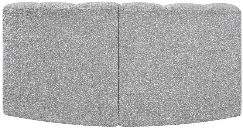 Arc - Boucle Fabric 2 Piece Modular Sofa