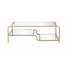 Astrid - Coffee Table - Mirrored & Gold