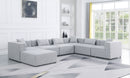 Cube - Linen 7 Piece Modular Sectional