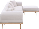 Laguna - 5 Piece 106.5" Upholstered Outdoor Patio Modular Sectional