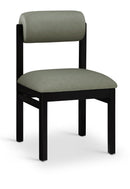 Roundhill - Faux Leather Dining Chair (Set of 2) - Black Frame
