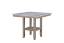 D4010 - 7 Piece Dining Room Set (Bar Table And 6 Bar Stools) - Natural / White