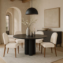Varinelle - Velvet Dining Chair (Set of 2) - Walnut Frame