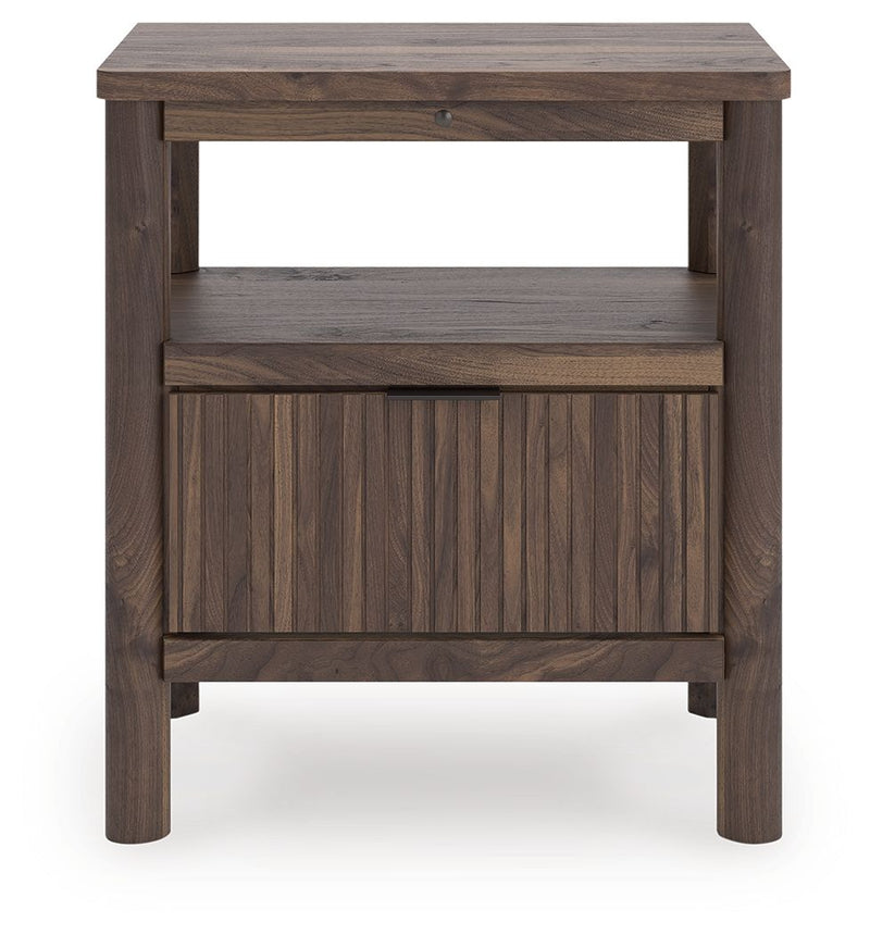 Pamytta - One Drawer Night Stand - Brown