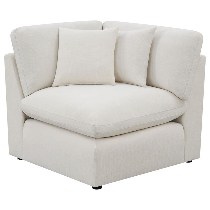 Hobson - 5 Piece Upholstered Modular Sectional Sofa - Ivory