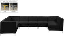 Alina - 8 Piece Velvet Modular Sectional