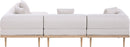 Laguna - 4 Piece 106.5" Upholstered Outdoor Patio Modular Sectional