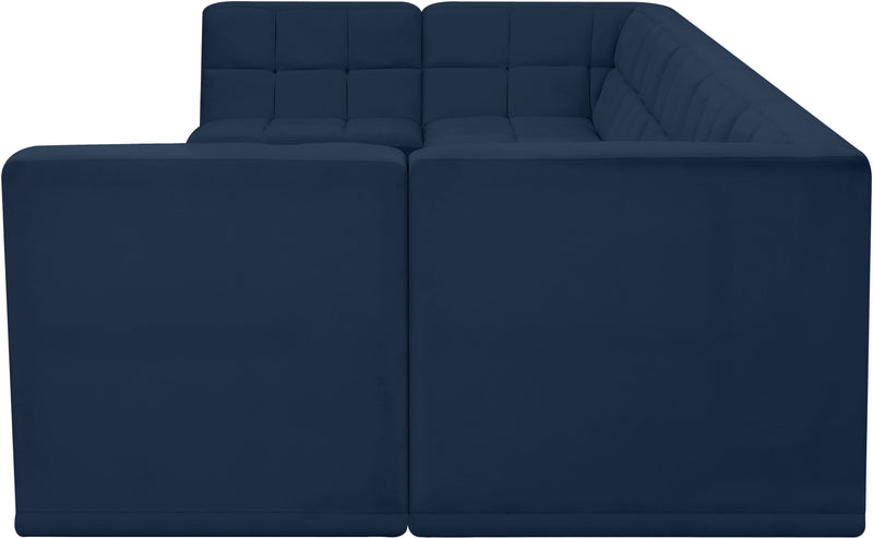 Relax - Modular Sectional 7 Piece - Navy