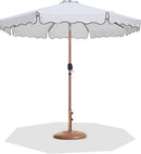 Amalfi - Patio Umbrella - Light Brown Base / Light Brown Pole