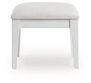 Chalanna - Vanity Stool - White