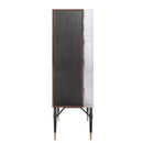 Yoela - Wine Cabinet - Leather & Aluminum