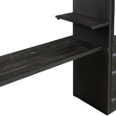 Cargo - Twin Loft Bed With Desk & Wardrobe - Gunmetal