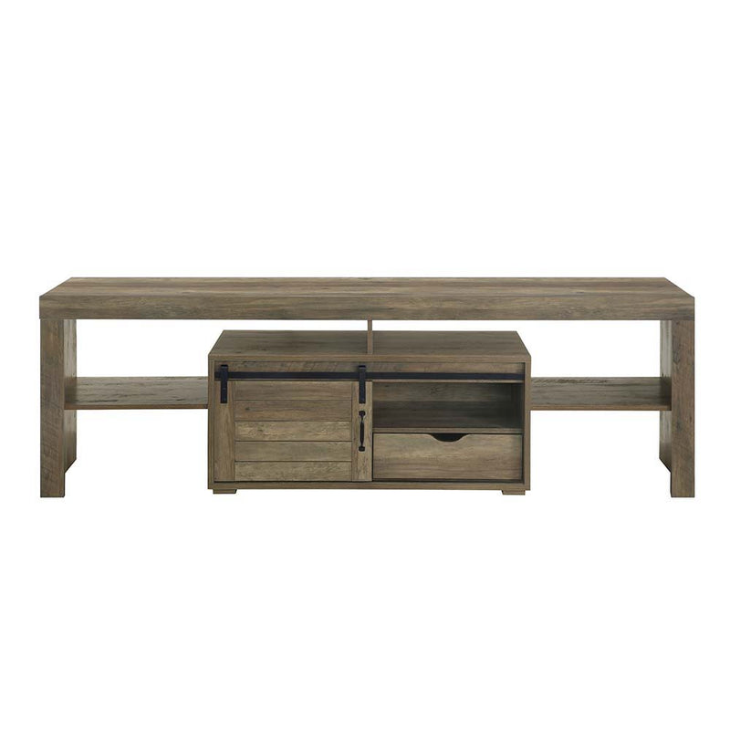Wasim - TV Stand - Rustic Oak