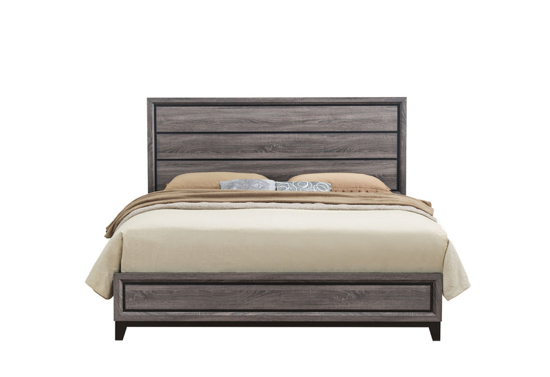 Kate - Queen Bed - Gray