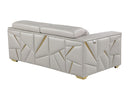 1120 - Leather Loveseat