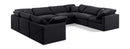 Indulge - Velvet 8 Piece Modular Sectional