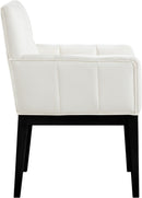 Adrian - Dining Arm Chair (Set of 2) - Black Legs