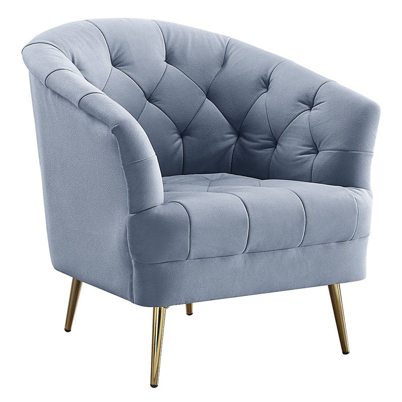 Bayram - Chair - Light Gray Velvet