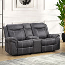 Zubaida - Loveseat w/USB Dock & Console (Glider & Motion)