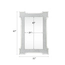 Noralie - 47" X 31" Accent Mirror With Faux Diamonds - Mirrored