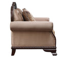 Chateau De Ville - Chair With Pillow (Same Lv01590) - Fabric & Espresso