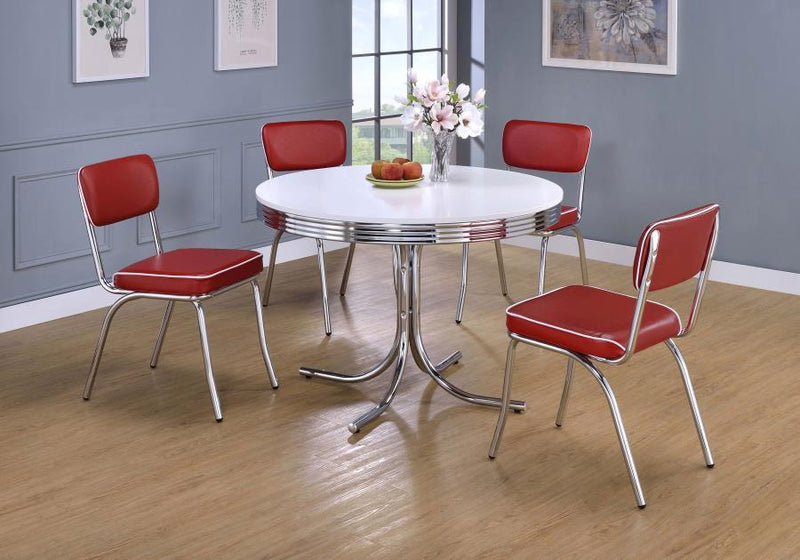 Retro - Round Dining Table Set