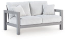 Hurley Park - Loveseat With Cushion - Gray