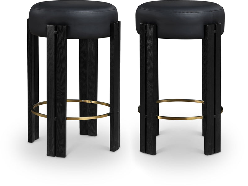 Harrison - Counter Stool With Black Legs