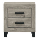 Mari - Nightstand - Light Gray Finish