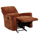 Navarro - Chenille Upholstered Glider Recliner