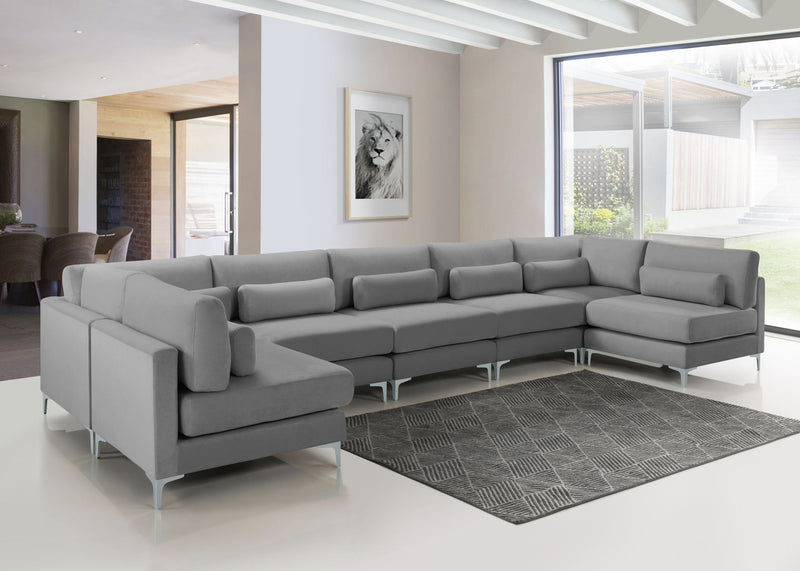 Julia - Modular Sectional 7 Piece - Gray