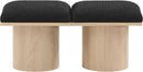 Pavilion - 2 Piece Modular Bench With Natural Base