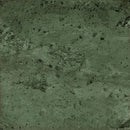 Edite - Round Marble Top Accent Side Table - Merlot