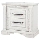 Mckinney - 2-Drawer Nightstand With Dual USB - Vintage White