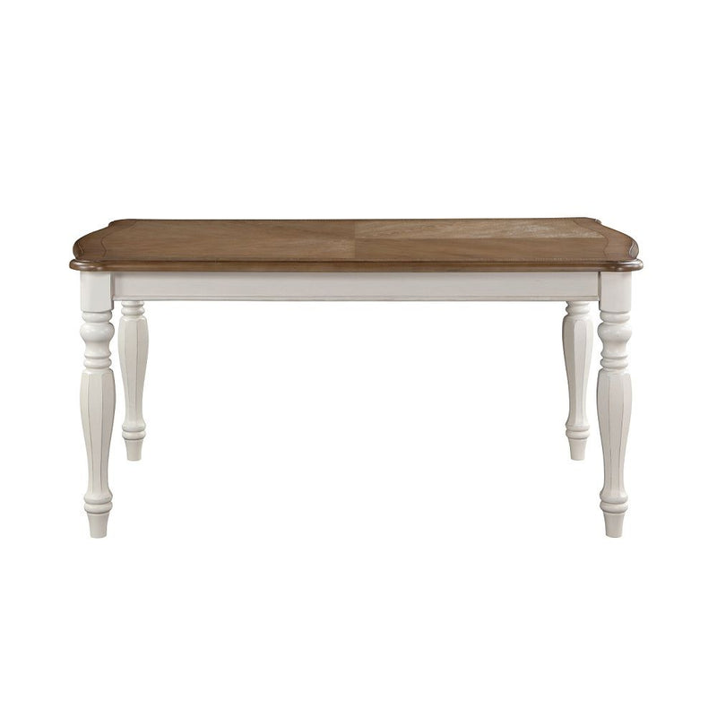 Florian - Dining Table - Oak & Antique White