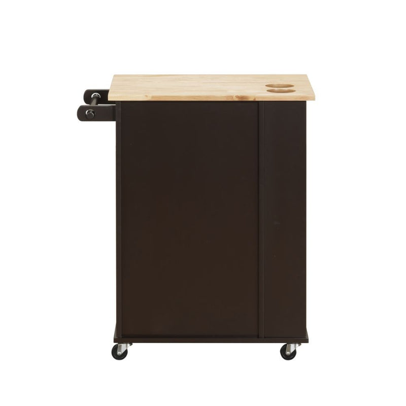 Zina - Kitchen Cart - Natural & Wenge