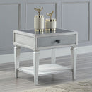 Katia - End Table - Rustic Gray & Weathered White