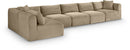 Shaggy - Fabric 6 Piece Modular Sectional