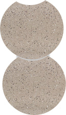Dimple - End Table - Terazzo Finish