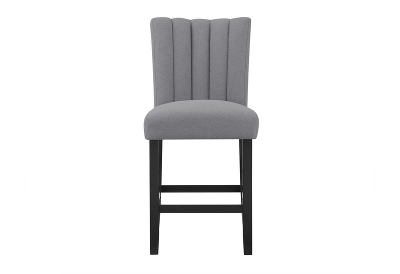 D04 Black Bar Table And Four D8685 Bar Stools - Black / Gray