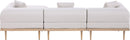Laguna - 4 Piece 106.5" Upholstered Outdoor Patio Modular Sectional