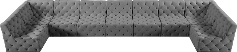 Tuft - Modular Sectional 9 Piece - Gray