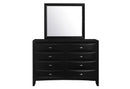 Linda - 5 Piece King Bedroom Set - Black