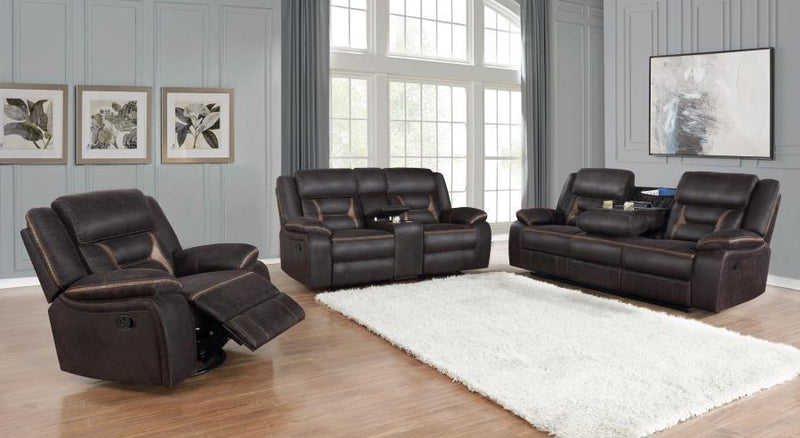 Greer - Upholstered Reclining Sofa Set