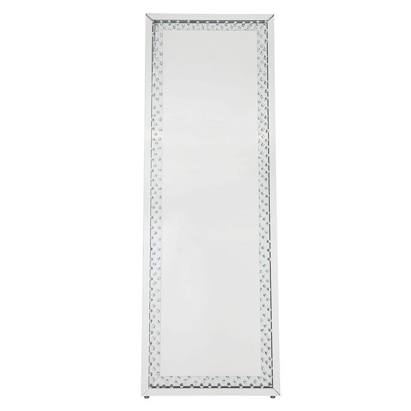 Nysa - Floor Mirror - Mirrored & Faux Crystals